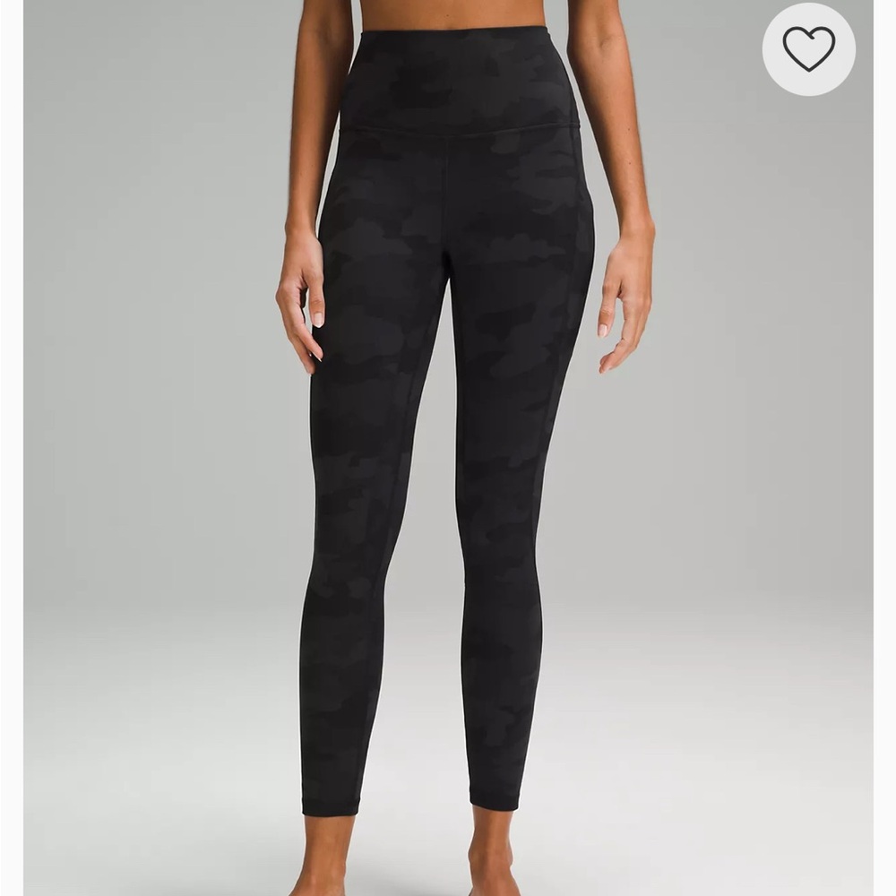 lululemon athletica Black Camo Leggings
